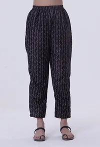 Black Cotton Pant image 1