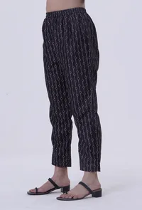 Black Cotton Pant image 2