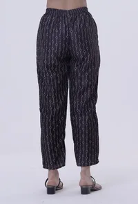 Black Cotton Pant image 3