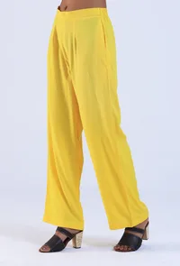 Yellow Color Women Pant image 2