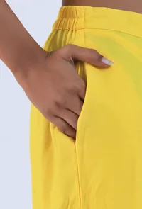 Yellow Color Women Pant image 5
