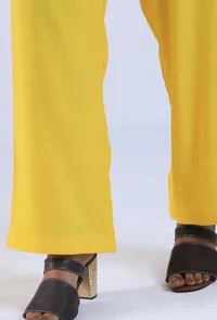 Yellow Color Women Pant image 6