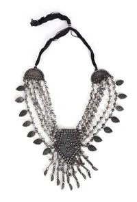 Boho Royalty Tribal Necklace And Earrings image 2