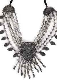 Boho Royalty Tribal Necklace And Earrings image 3