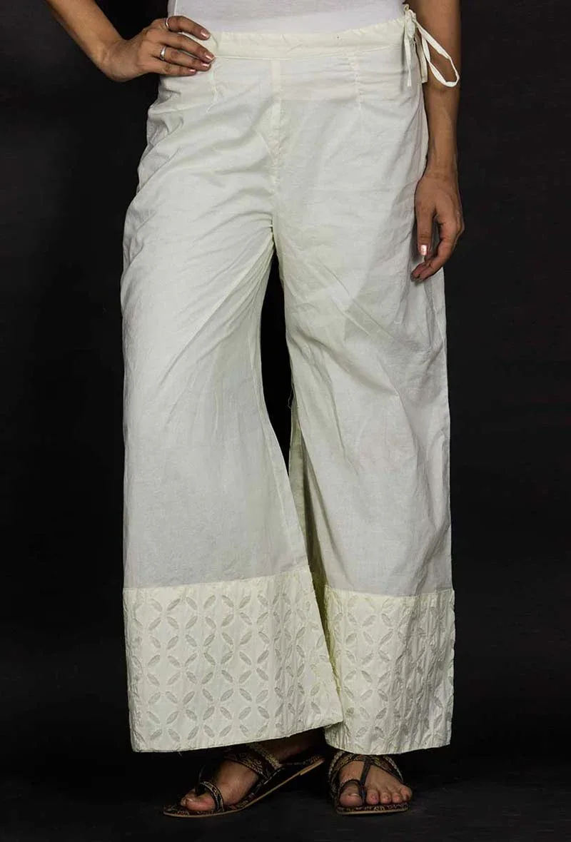 Off-White applique palazzo