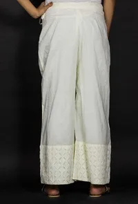 Off-White applique palazzo image 2