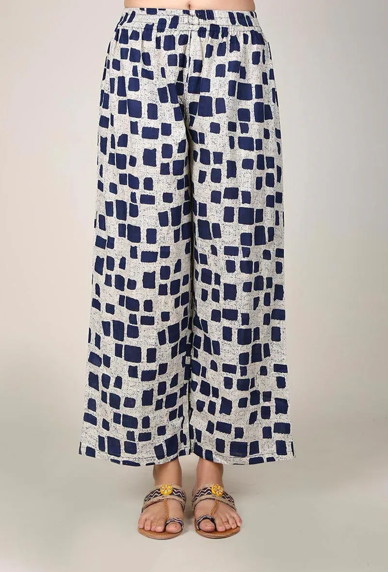 Printed Cotton Pants