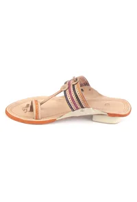 Everyday Comfort Genuine Cruelty-Free Leather Kolhapuri Flats image 3