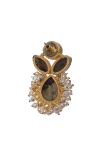 Onyx Black Pearl Earrings image 4