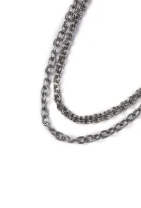 Silver Double Layered Chain image 3