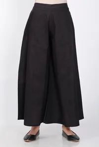 Black Cotton Culottes image 2