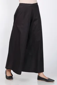 Black Cotton Culottes image 3