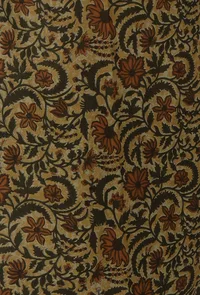 Kalamkari Printed Yellow Cotton Slip image 6