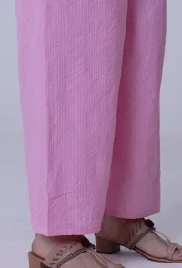 Pastel Violet Cotton Palazzo image 4