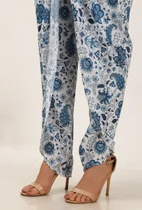 Set Of 2: Serena Floral Chintz Blouse & Dhotipants image 6