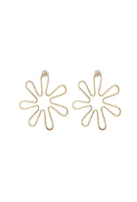 Luxe Bloom Wire Earrings image 2