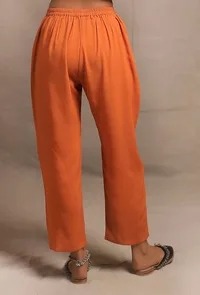 Mustard Straight Fit Narrow Pants image 4