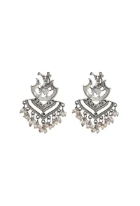 Folk Melody German Silver Earrings image 3