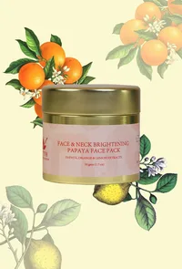 Face & Neck Brightening Papaya Face Pack image 2