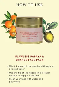 Face & Neck Brightening Papaya Face Pack image 3