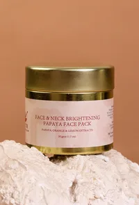 Face & Neck Brightening Papaya Face Pack image 4