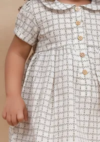 Off-white check Printed Dress image 4