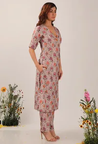 Airi  Floral Chintz Straight Kurta image 2