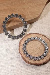 Tribal Coin Charm Kolhapuri Bangles image 1