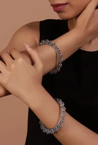 Tribal Coin Charm Kolhapuri Bangles image 6