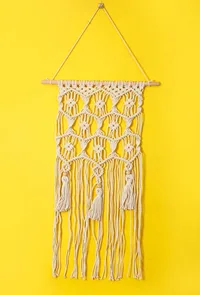 Macrame Wall Hanging with Tassels image 2