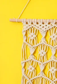 Macrame Wall Hanging with Tassels image 3