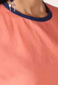 Plan Cotton Flex orange top image 4