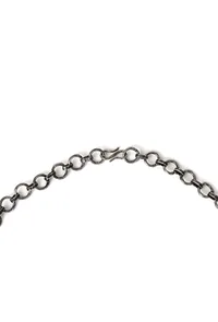 Multicolor Oxidized Necklace and Earring Set image 4