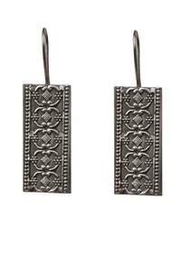 Rectangle Textured Hook Danglers image 2