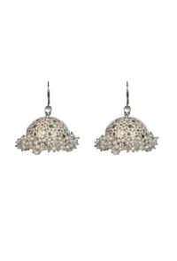 Royal Mughal Pearl Jhumkas image 3