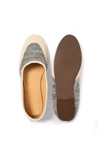 Rose Black Pure Hemp Ballerinas image 3