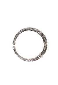 German Silver Designer Antique Look Snake Skin Design Traditional Kada Anklet image 3