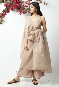 The Regal Beige Kota Dupatta image 1