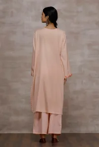 Gulnaar Pink Woollen Phiran image 4