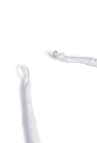 Irish White Cruelty Free Leather Layered Necklace image 4