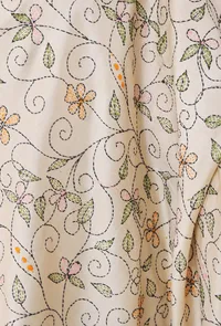 Urmi hand embriodered kantha silk dupatta image 4