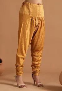 Farida Solid Chooridar Pants image 2