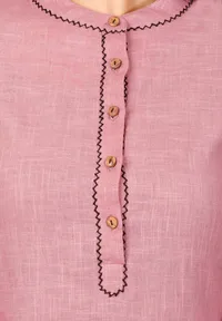 Set of 2: Purple kurta and purple pallazos image 4