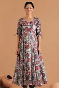 Ekaja Allover Kalamkari Kurta Dress image 1