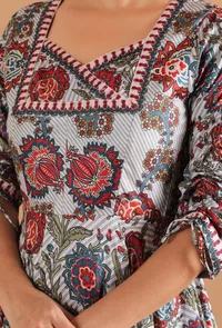 Ekaja Allover Kalamkari Kurta Dress image 5