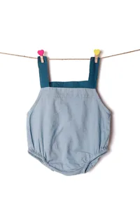 Two Blue Bamboo Onesie image 2