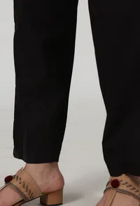Black Cotton Pant image 4