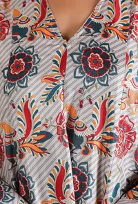 Nayantara Allover Kalamkari Flared Kalidar Kurta image 5