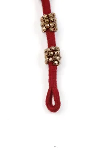 Gold Beads Red Thread Anklet image 3